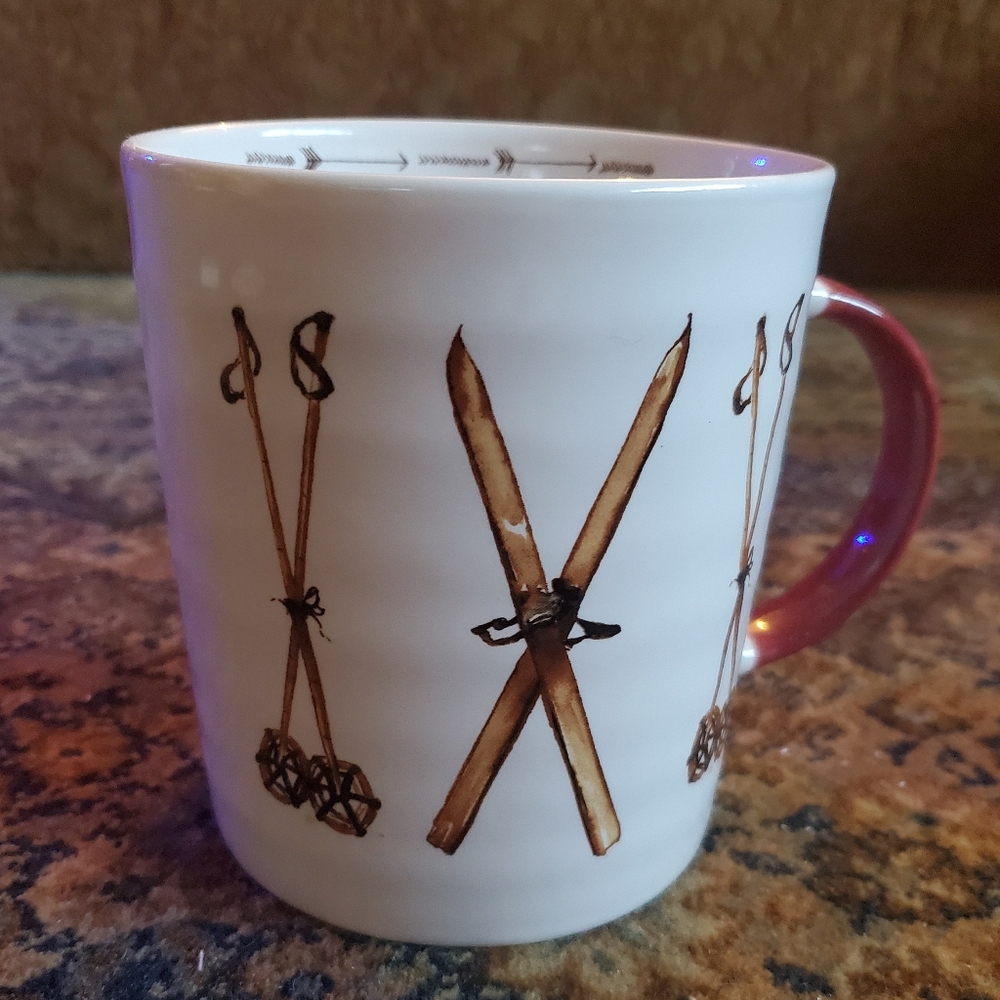 Winter ski mug